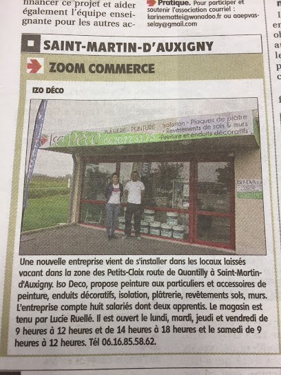 Iso Déco, Peintre en Bâtiment à Saint-Martin-d'Auxigny