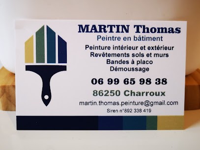 MARTIN Thomas Peinture, Peintre en Bâtiment à Charroux