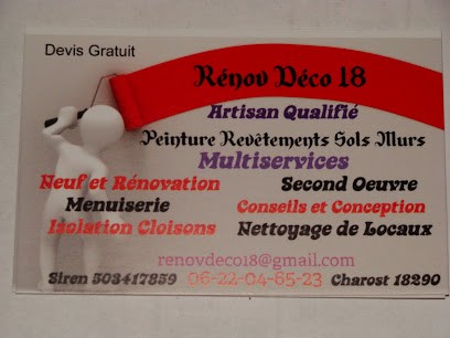 RénovDéco18, Peintre en Bâtiment à Chârost