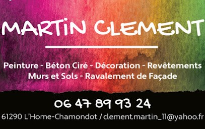 MARTIN Clément, Peintre en Bâtiment à L'Hôme-Chamondot