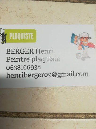 BERGER Henri, Peintre en Bâtiment à Mirepoix