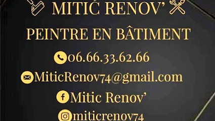 Mitic Renov'74, Peintre en Bâtiment à Saint-Jorioz