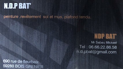 NDP BAT, Peintre en Bâtiment à Bois-Grenier