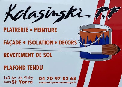 Kolasinski Finitions De Bâtiments, Peintre en Bâtiment à Saint-Yorre