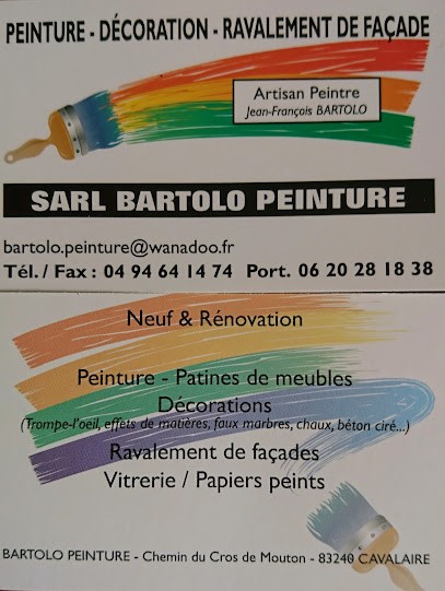 Bartolo Peinture S.A.R.L., Peintre en Bâtiment à Cavalaire-sur-Mer