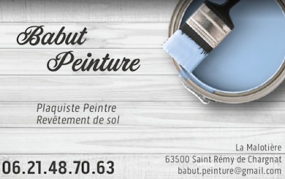 Babut Peinture, Peintre en Bâtiment à Saint-Rémy-de-Chargnat