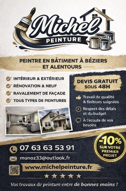 Michel Peinture, Peintre à Béziers