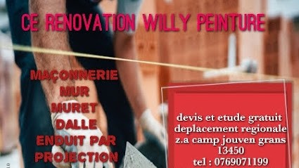 CE renovation willy peinture, Peintre en Bâtiment à Grans
