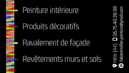 Fabien MOLLIER Peinture - Décoration, Peintre en Bâtiment à Héric