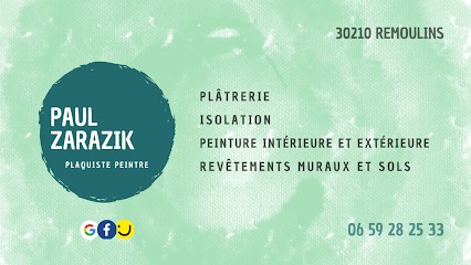 Paul Zarazik - Plaquiste Peintre, Peintre en Bâtiment à Remoulins