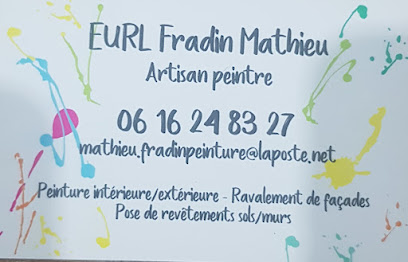 Mathieu Fradin Peinture Peintre à Biron