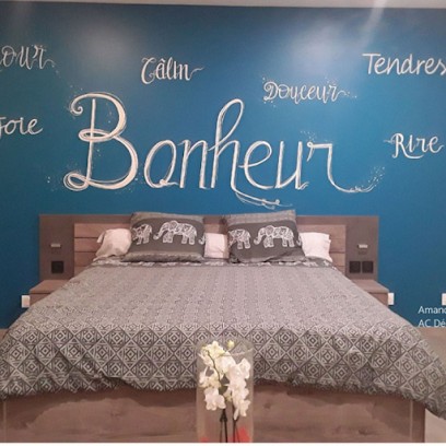 Amandine Cousin - peintre trompe l'oeil fresque murale peinture décorative, Peintre en Bâtiment à Juigné-sur-Sarthe