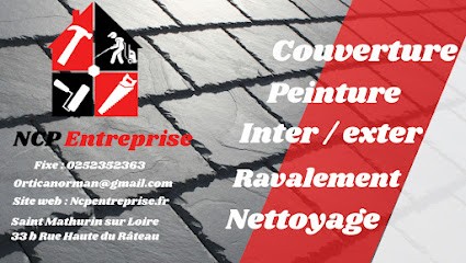 Ncp Entreprise. Entretien De Toiture. Nettoyage De Toiture. Peinture. Ravalement De Façade, Peintre en Bâtiment à Loire-Authion