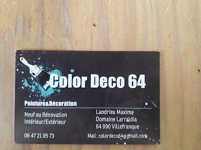 Color Deco 64, Peintre en Bâtiment à Villefranque
