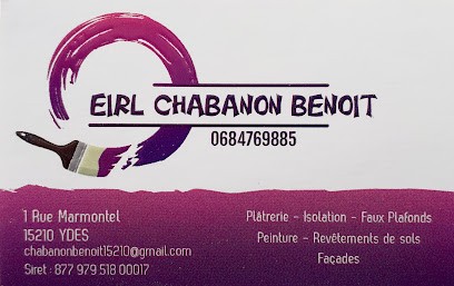 EIRL CHABANON Benoit, Peintre en Bâtiment à Ydes