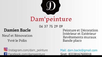 DAM’Peinture, Peintre en Bâtiment à Yvré-le-Pôlin