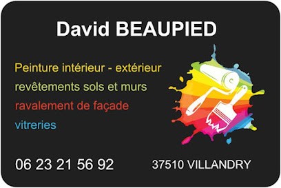 David BEAUPIED : Peinture Intérieur/extérieur - Revêtements De Sols Et Murs - Ravalement De Façade - Vitrerie. 37, Peintre en Bâtiment à Villandry